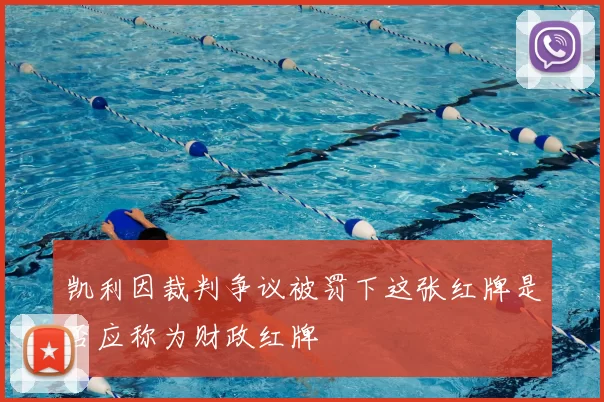 凯利因裁判争议被罚下这张红牌是否应称为财政红牌