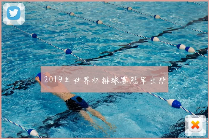 2019年世界杯排球赛冠军出炉