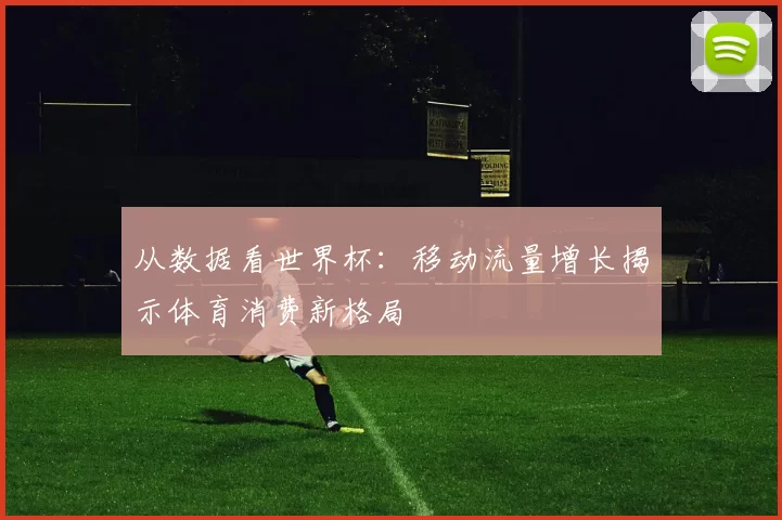从数据看世界杯：移动流量增长揭示体育消费新格局