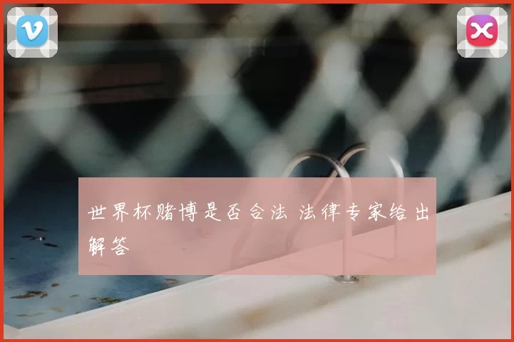 世界杯赌博是否合法 法律专家给出解答