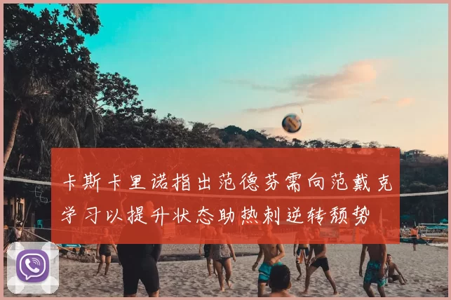 卡斯卡里诺指出范德芬需向范戴克学习以提升状态助热刺逆转颓势